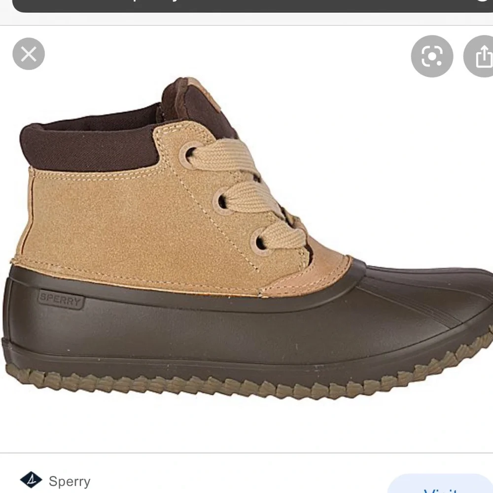 Sperry women’s‎ breakwater suede boot rain size 6.5